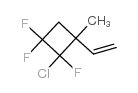 1,1,2-三氟-2-氯-3-甲基-3-乙烯基环丁烷结构式