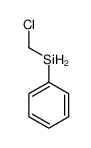 chloromethyl(phenyl)silane Structure