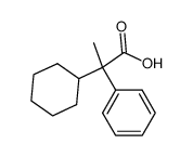 2-cyclohexyl-2-phenylpropionic acid结构式
