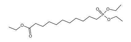 ethyl 11-(diethylphosphono)undecanate结构式