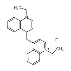 1,1'-二乙基-4,4'-氰化碘结构式