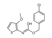 4-Chlorobenzyl (3-methoxy-2-thienyl)carbamate结构式