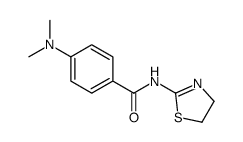 N-(4,5-dihydro-1,3-thiazol-2-yl)-4-(dimethylamino)benzamide Structure