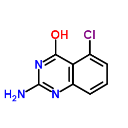 4(3H)-Quinazolinone, 2-amino-5-chloro- Structure