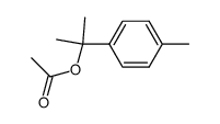 1-methyl-1-(p-tolyl)ethyl acetate Structure