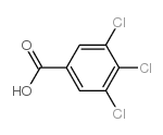 3,4,5-三氯苯甲酸结构式
