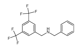 N-benzyl-1-(3,5-bis(trifluoromethyl)phenyl)methanamine结构式