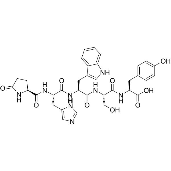 LHRH (1-5) (free acid) trifluoroacetate salt Structure