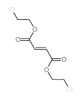 Fumaric acid, bis(2-chloroethyl) ester结构式