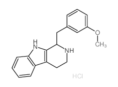 1-(3-Methoxybenzyl)-2,3,4,9-tetrahydro-1H-beta-carboline Structure