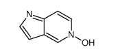 1H-吡咯并[3,2-c]吡啶, 5-氧化物结构式