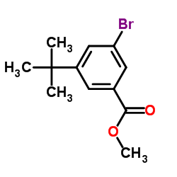 Methyl 3-bromo-5-tert-butylbenzoate Structure
