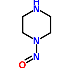 1-Nitrosopiperazine structure