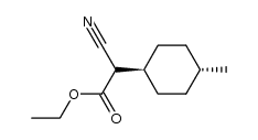 cyano(4-methylcyclohexyl)acetic acid ethyl ester Structure