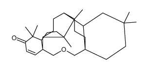 19beta,28-epoxyolean-1-en-3-one结构式