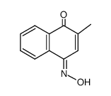 2-methyl-1,4-naphthoquinone 4-oxime结构式