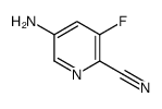 2-Pyridinecarbonitrile,5-amino-3-fluoro-(9CI) structure