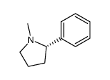 (S)-(-)-1-methyl-2-phenylpyrrolidine Structure