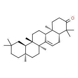 D:C-Friedo-5α-olean-7-en-3-one结构式
