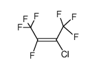 cis-2-chloroheptafluoro-2-butene Structure