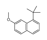 1-tert-butyl-7-methoxynaphthalene Structure