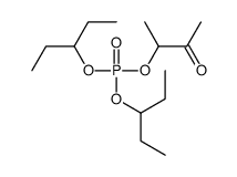 3-oxobutan-2-yl dipentan-3-yl phosphate Structure