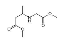 methyl 3-[(2-methoxy-2-oxoethyl)amino]butanoate Structure