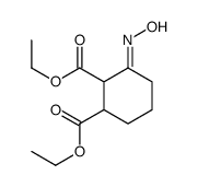 diethyl 3-hydroxyiminocyclohexane-1,2-dicarboxylate结构式