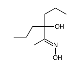 4-(N-hydroxy-C-methylcarbonimidoyl)heptan-4-ol Structure