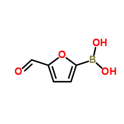 (5-Formyl-2-furyl)boronic acid Structure