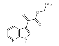 Oxo-(1H-pyrrolo[2,3-b]pyridin-3-yl)-acetic acid ethyl ester structure