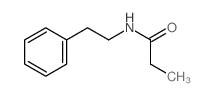 N-苯乙基丙酰胺结构式