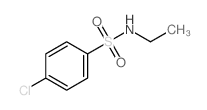 4-chloro-N-ethyl-benzenesulfonamide结构式