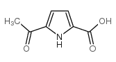 5-乙酰基-1H-吡咯-2-羧酸结构式