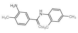 3-氨基-N-(2,4-二甲基苯基)-4-甲基苯酰胺结构式