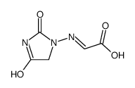 2-[(2,4-Dioxo-1-imidazolidinyl)imino]acetic Acid structure