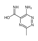 6-amino-3-methyl-1,2,4-triazine-5-carboxamide结构式