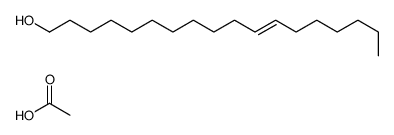 acetic acid,octadec-11-en-1-ol Structure