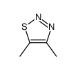 4,5-dimethylthiadiazole结构式