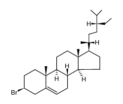 β-sitosteryl bromide Structure