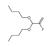 1,1-Di-n-butoxy-2-fluoro-2-propene Structure