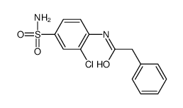 N-(2-chloro-4-sulfamoylphenyl)-2-phenylacetamide Structure