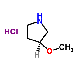 (S)-3-甲氧基吡咯烷盐酸盐结构式