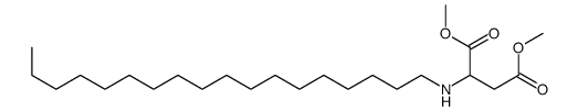 dimethyl 2-(octadecylamino)butanedioate Structure