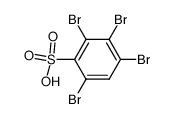 2,3,4,6-tetrabromo-benzenesulfonic acid结构式