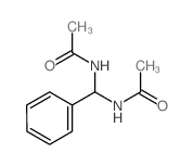 Acetamide,N,N'-(phenylmethylene)bis-结构式