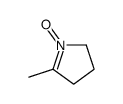 5-methyl-1-oxido-3,4-dihydro-2H-pyrrol-1-ium结构式