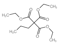 1,1,1-Butanetricarboxylicacid, 1,1,1-triethyl ester结构式