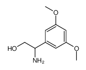 Benzeneethanol, beta-amino-3,5-dimethoxy- (9CI) Structure