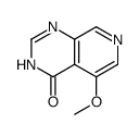 (9CI)-5-甲氧基吡啶并[3,4-d]嘧啶-4(1H)-酮结构式